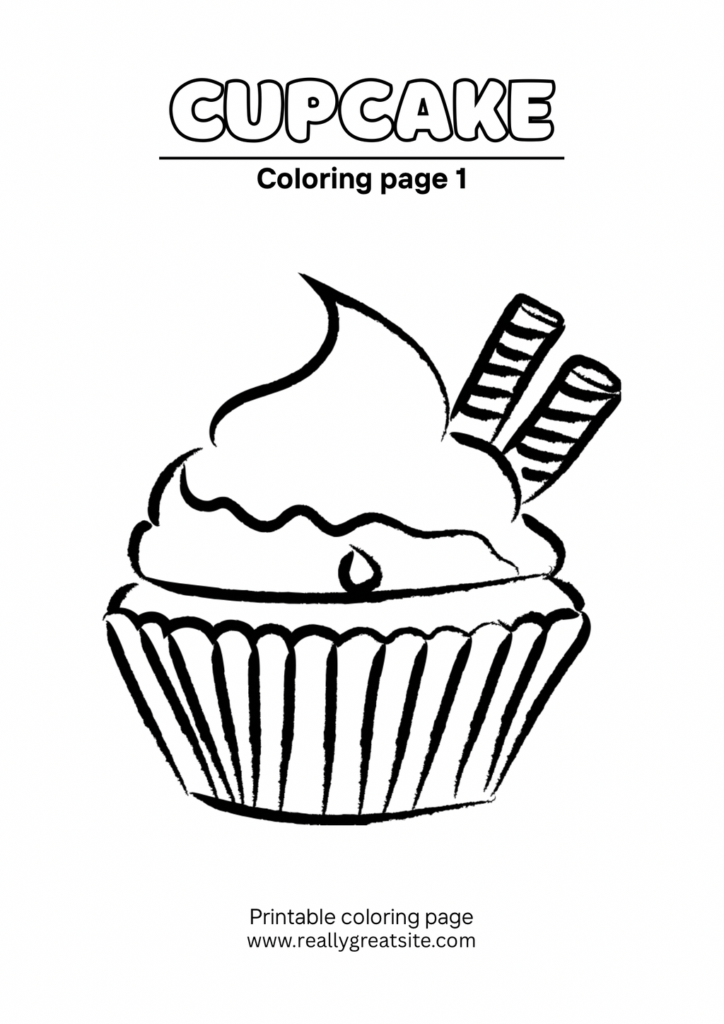 Color cupcake picture