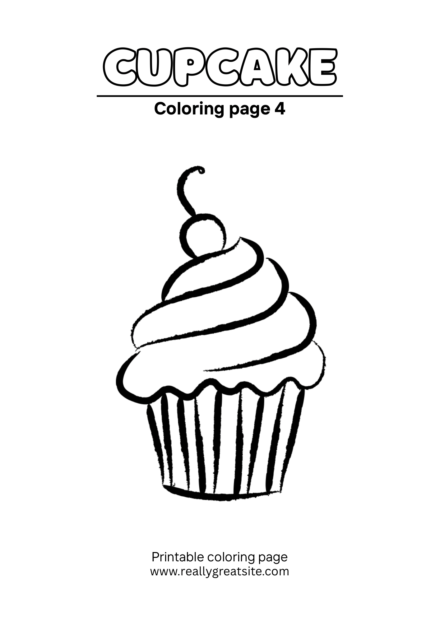 Color cupcake picture