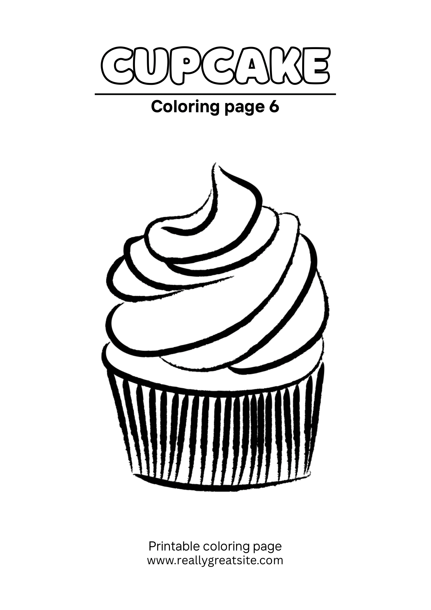 Color cupcake picture