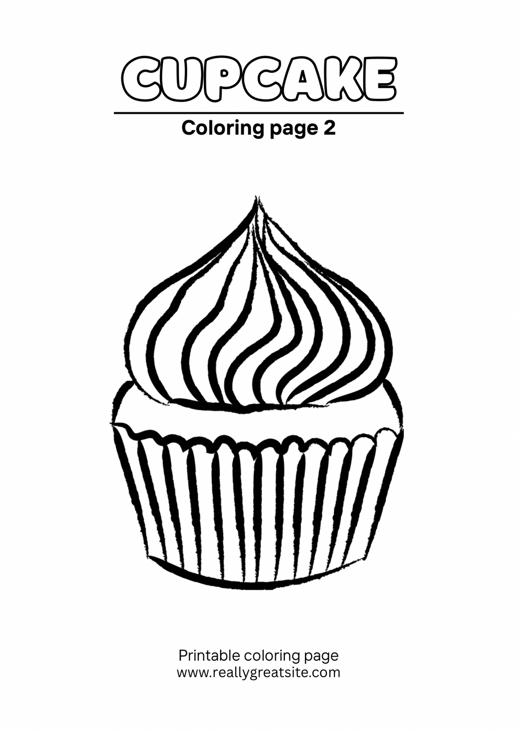 Color cupcake picture