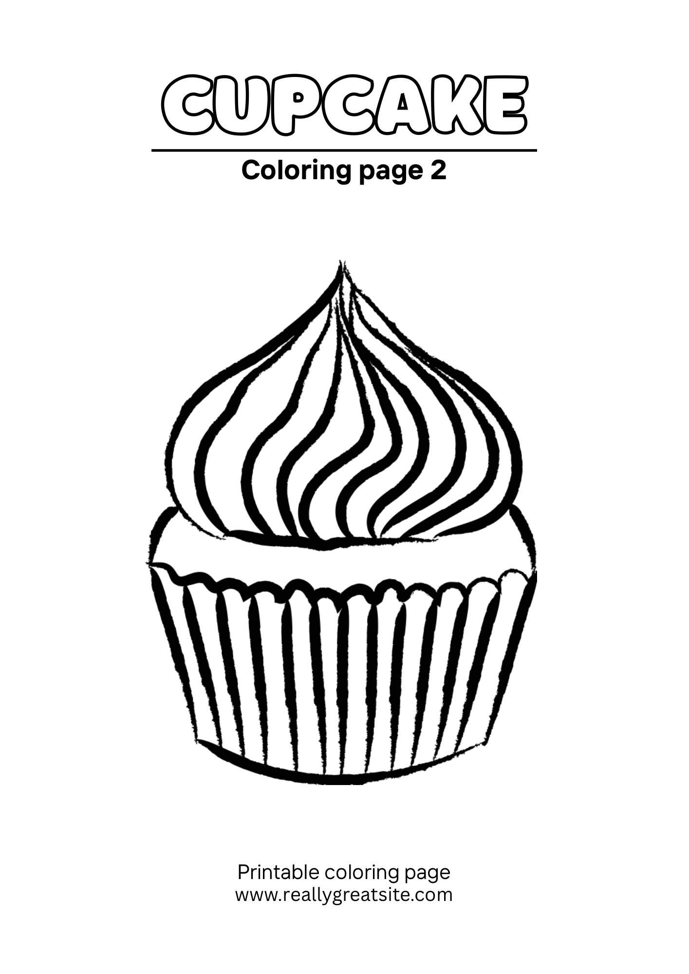 Color cupcake picture