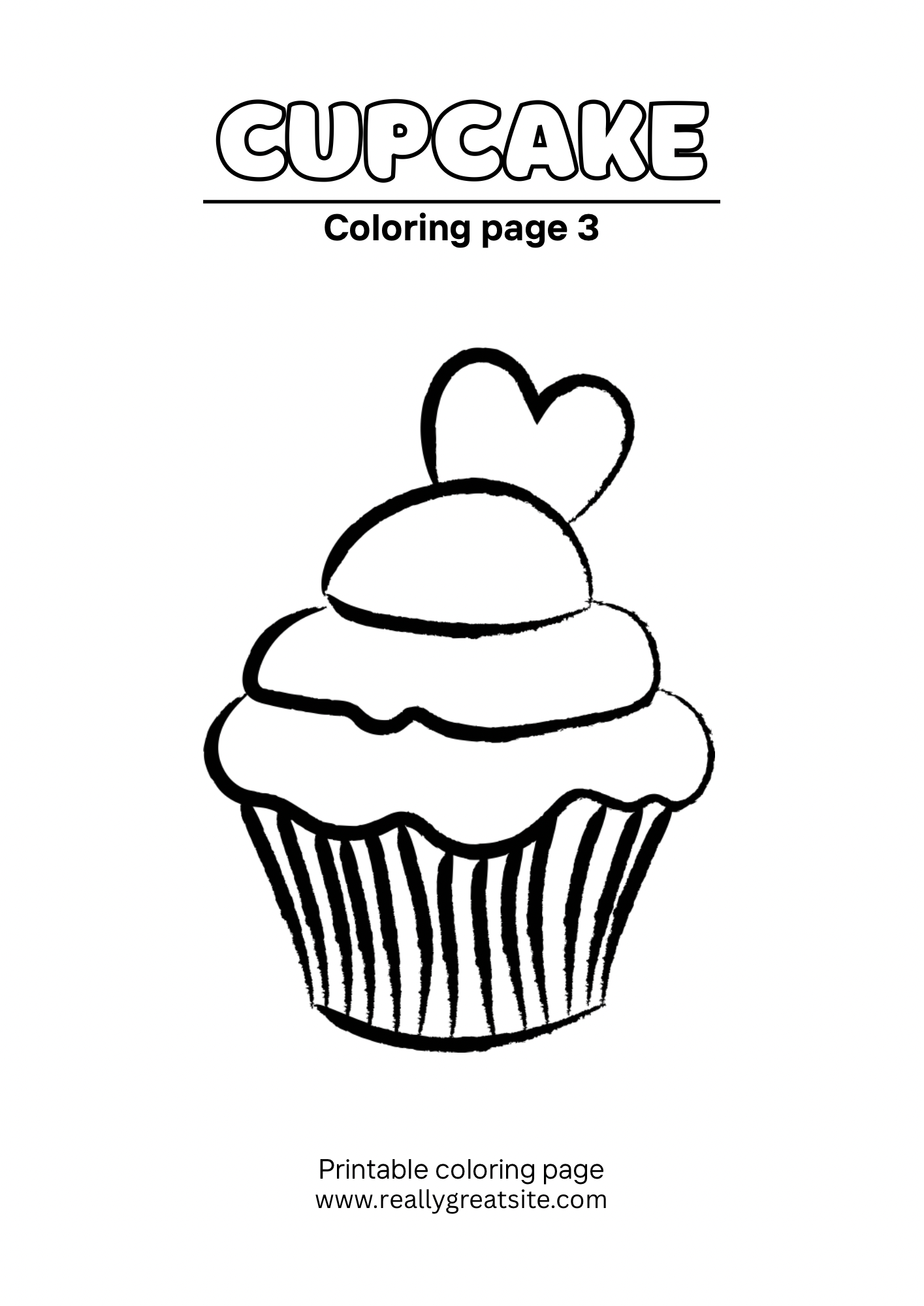 Color cupcake picture