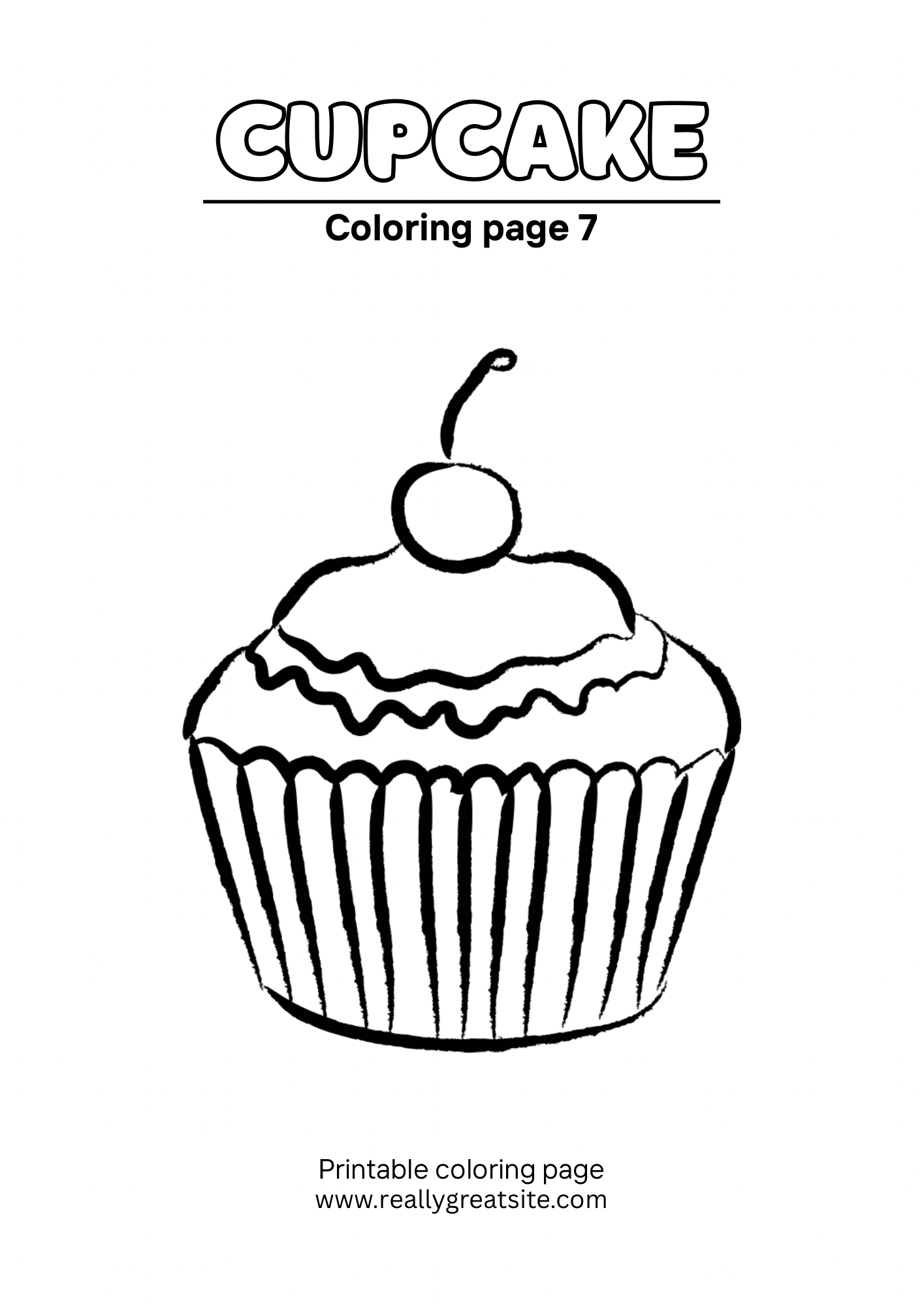 Color cupcake picture