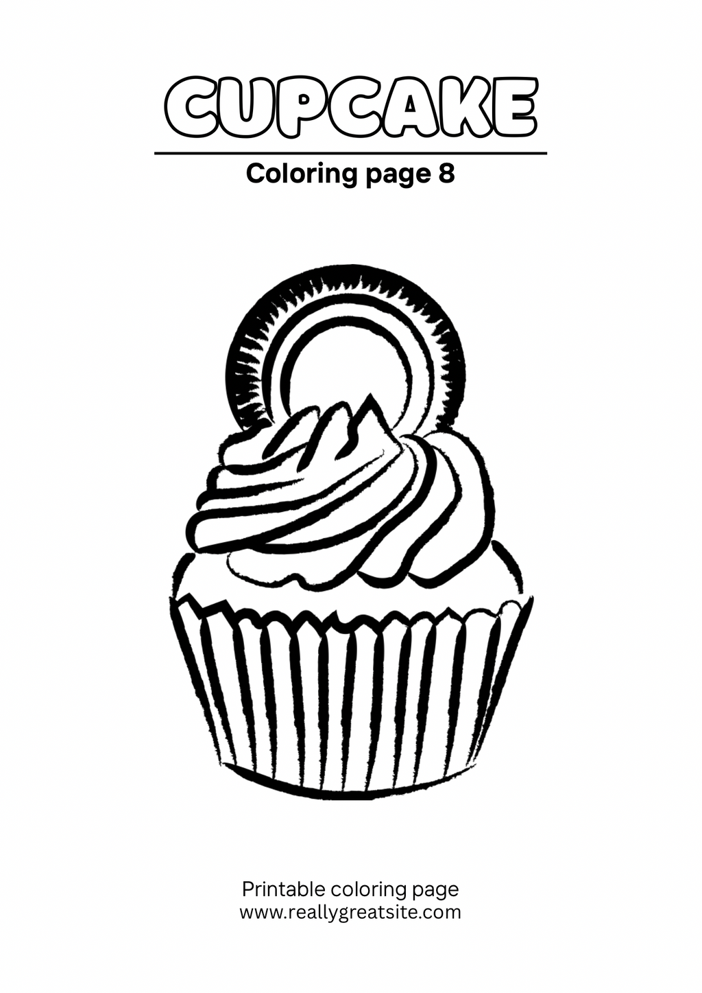 Color cupcake picture